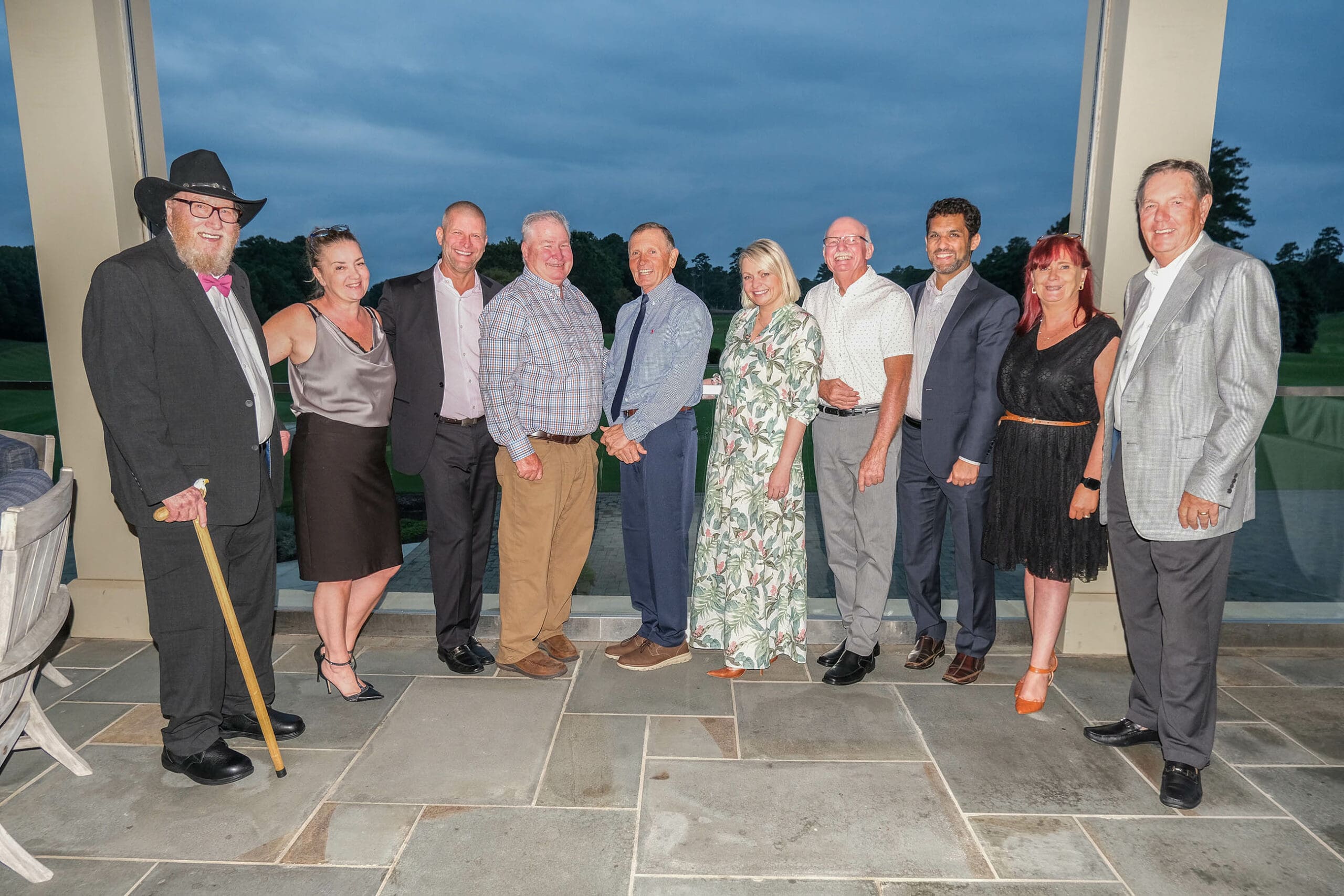 From Left to Right: Ora Nation, Kristen Worosz, Steven Hudgins, Eddie West, Darrell Phillips, Maryna Hudgins, James Arnold, Joshua Asgarian, Una Fee-White, C. Ben Rainwater, Jr.