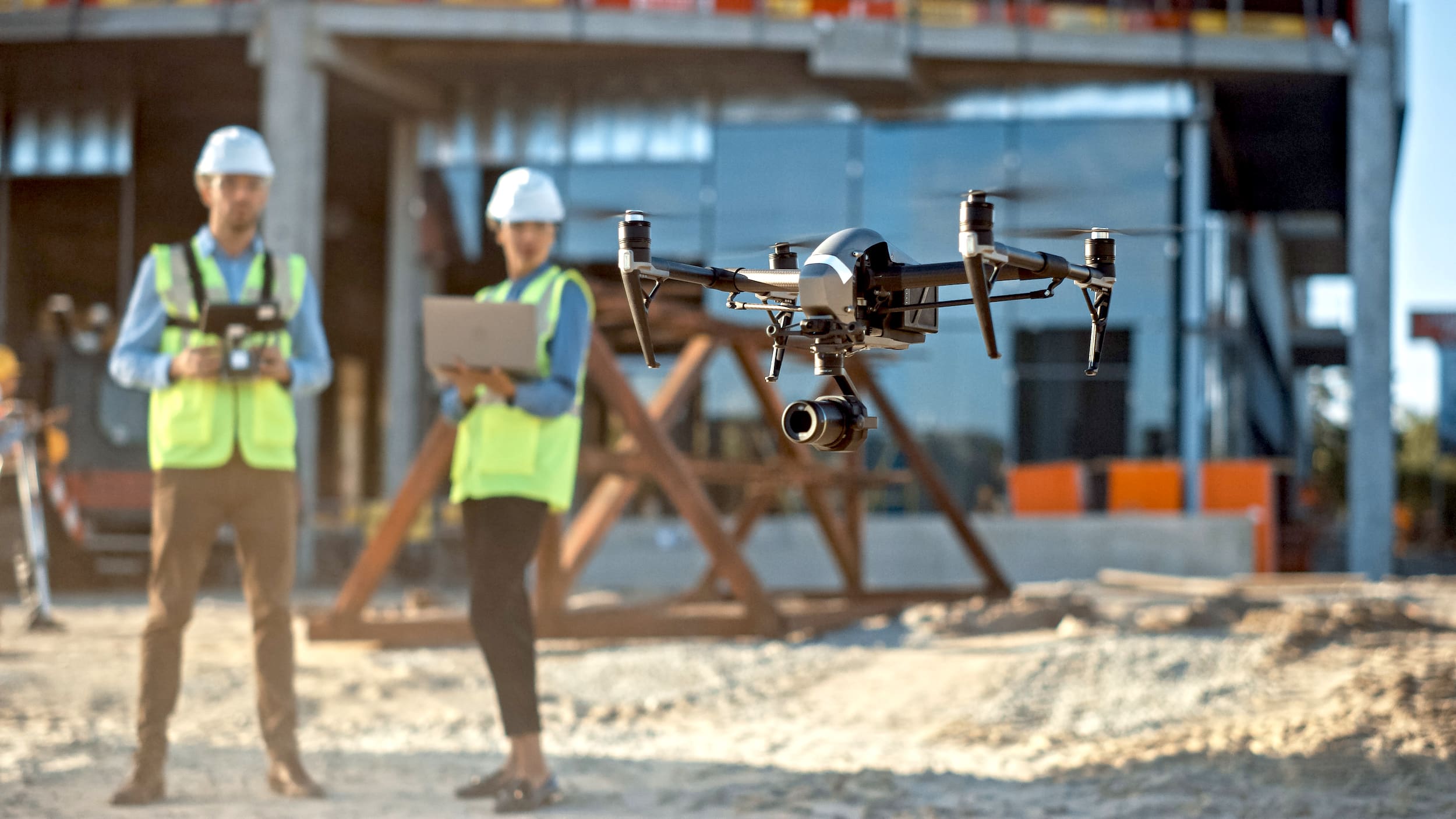 Drones in construction